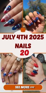 July 4th 2025 Nails You’ll Obsess Over: The Best Short & Classy Holiday Designs