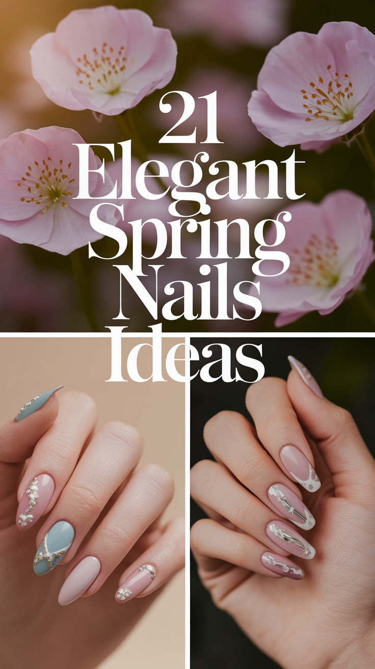 Elegant spring nails 21 ideas 2025