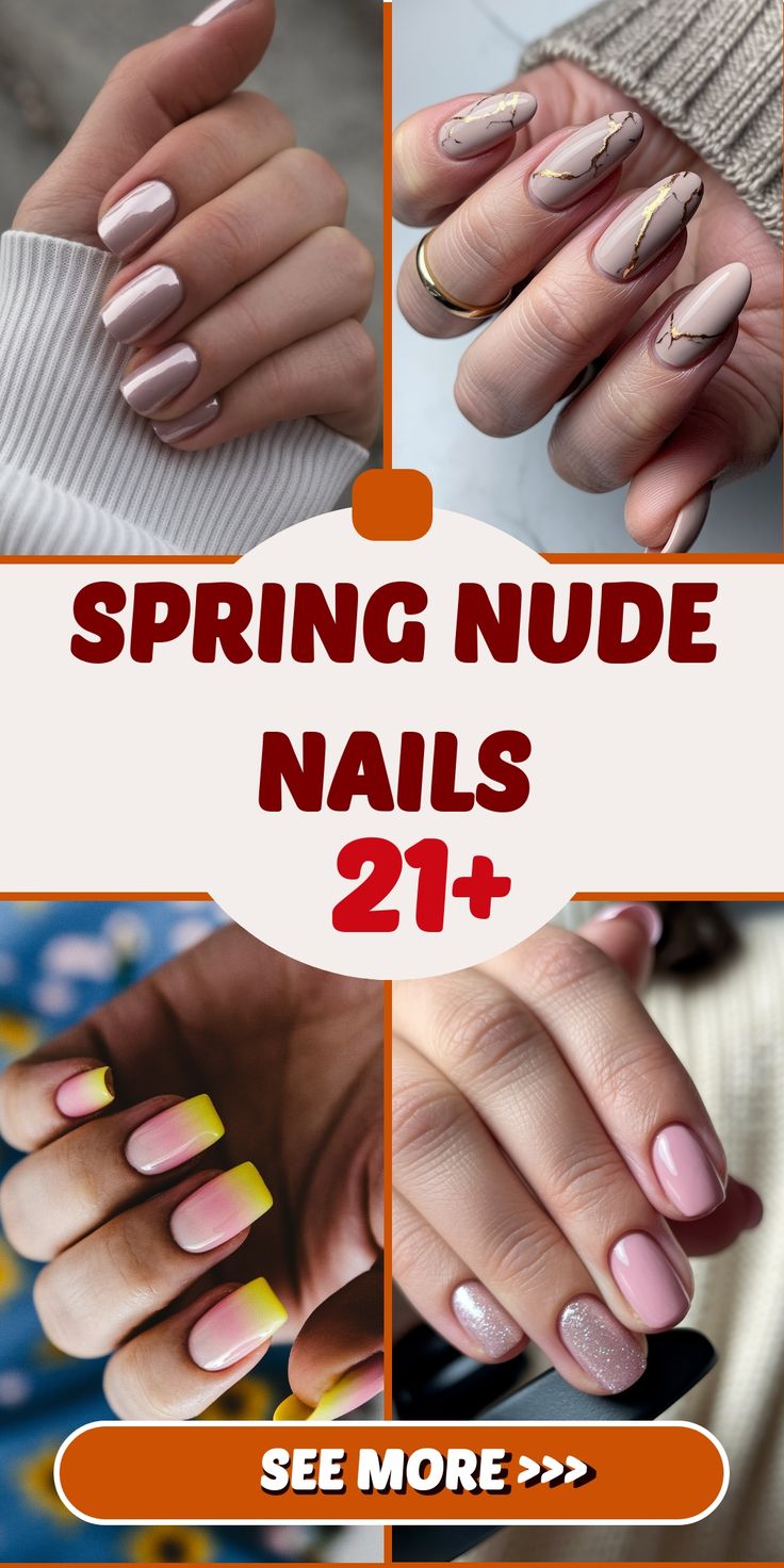 Nude spring nails: 21 ideas for a stylish manicure in 2025