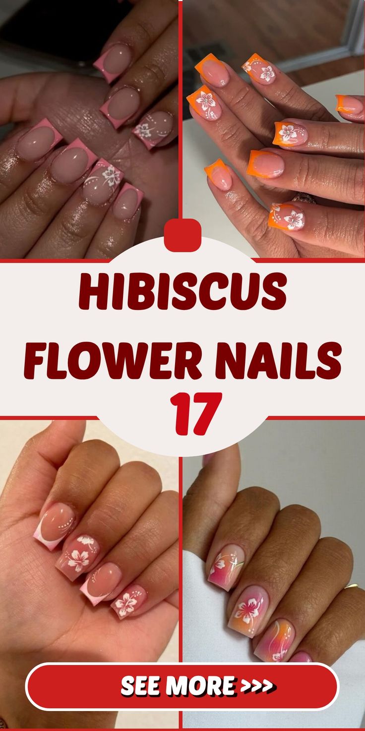 17 Hibiscus Flower Nails: A tropical touch to your summer look