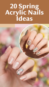 Spring acrylic nails: 20 trendy ideas for 2025