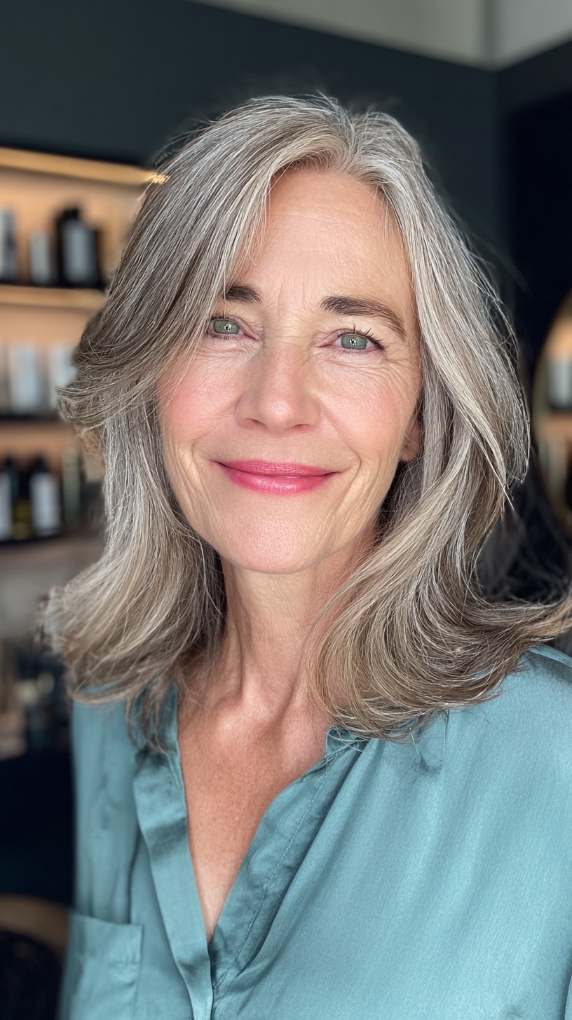 Graceful Silver Flow with Soft Ending Layers