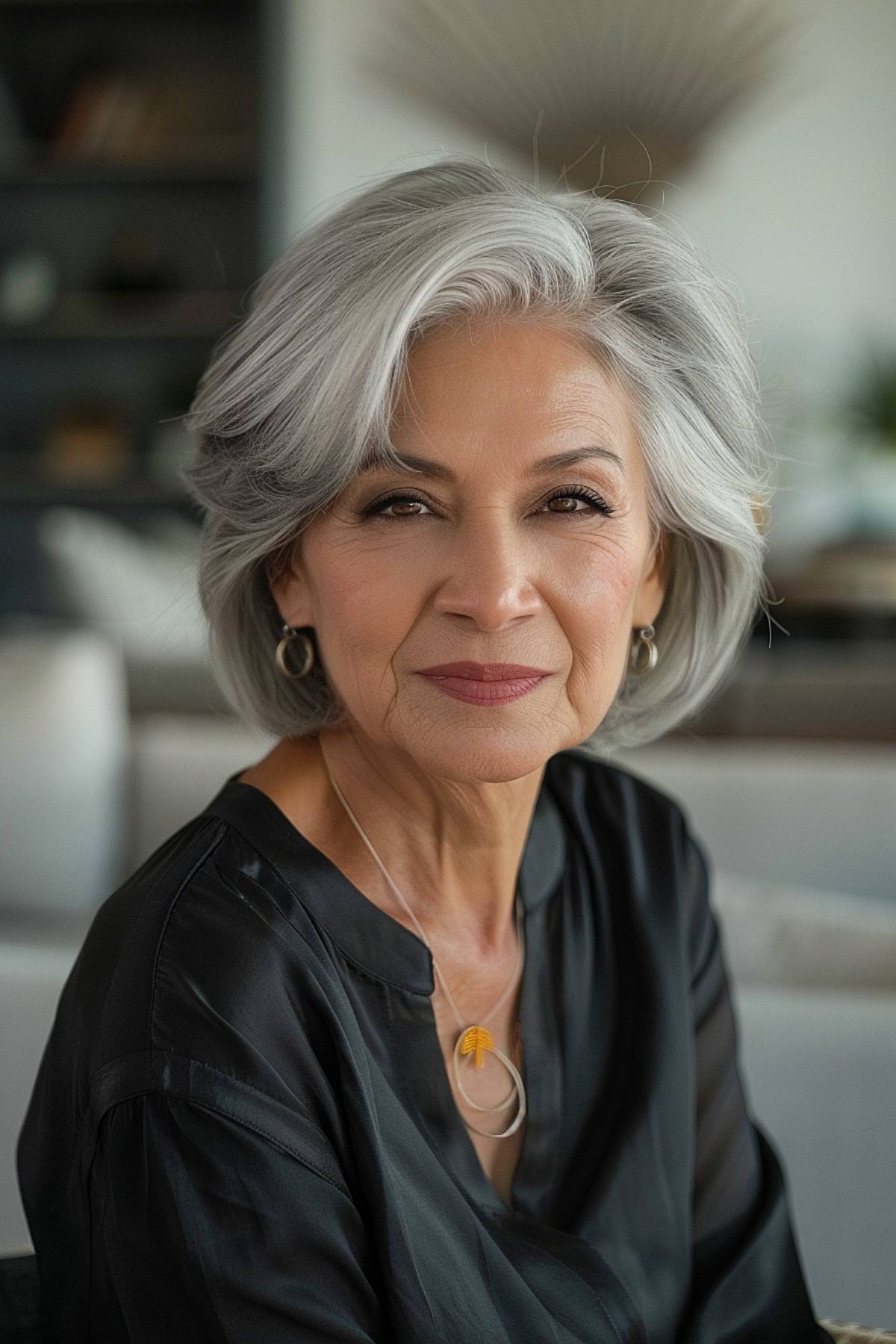 Soft back cropped crop with silver accents