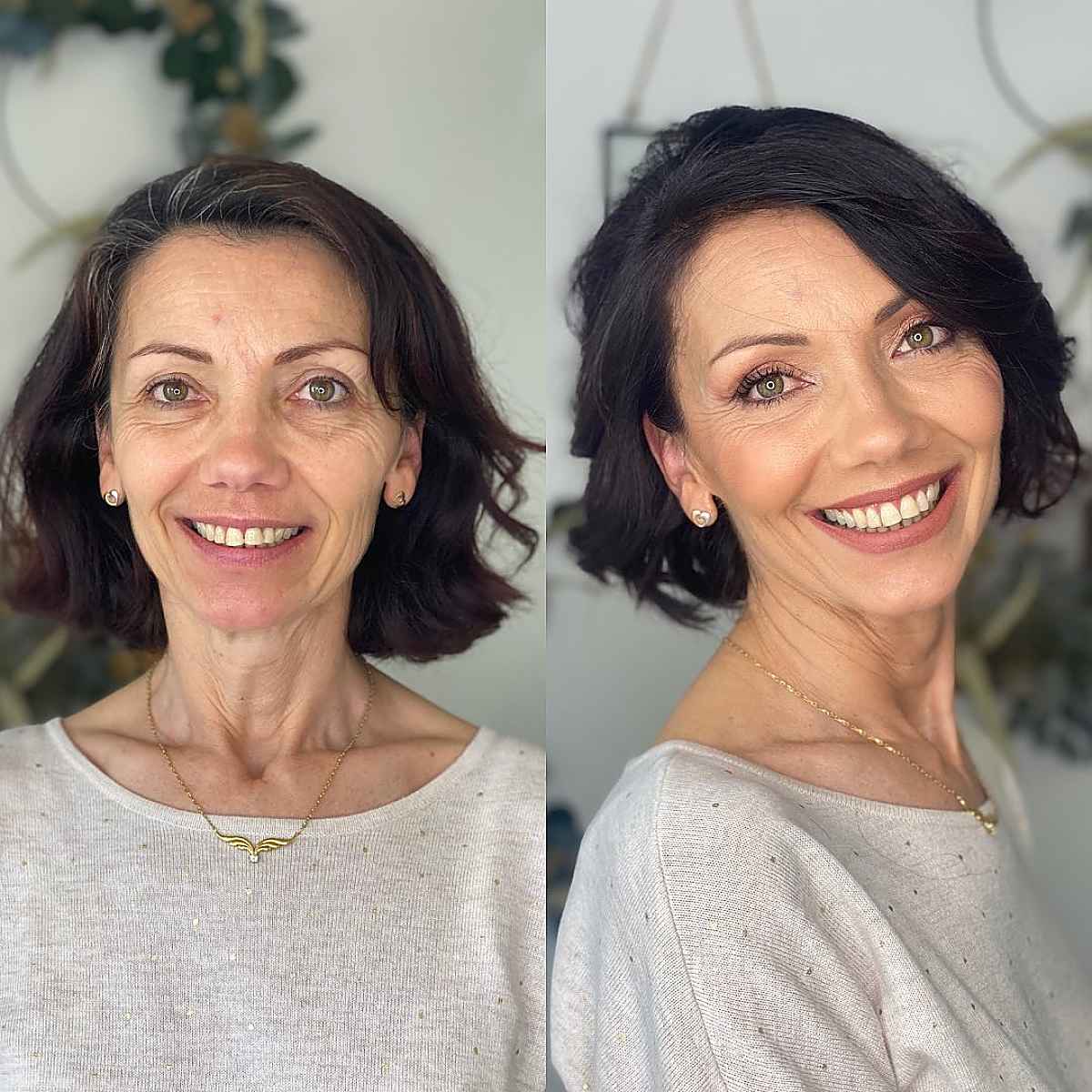 A delicate blend of black and eggplant