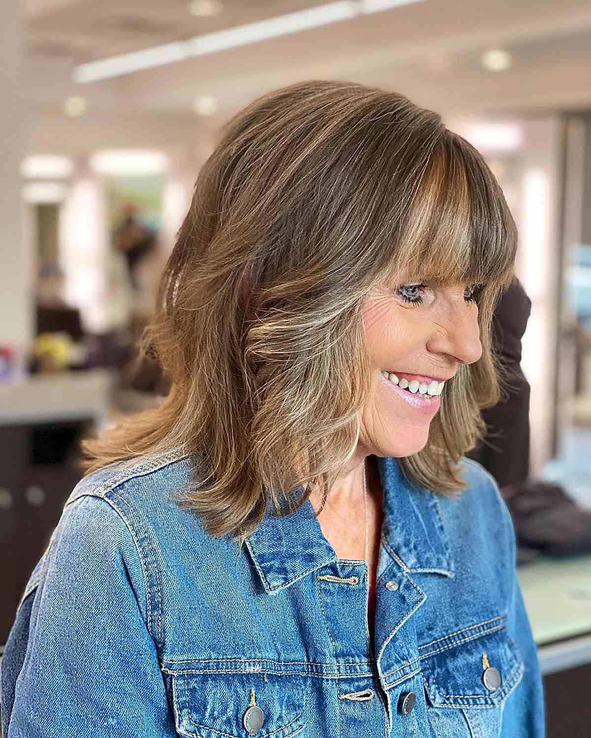 Brown mushroom with forbidden blond highlights