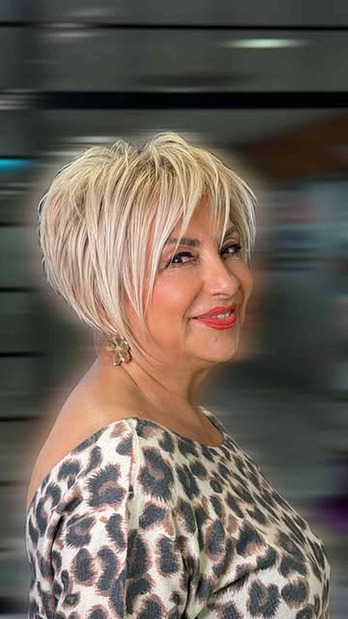 Textured Long Pixie Cut for Over 60