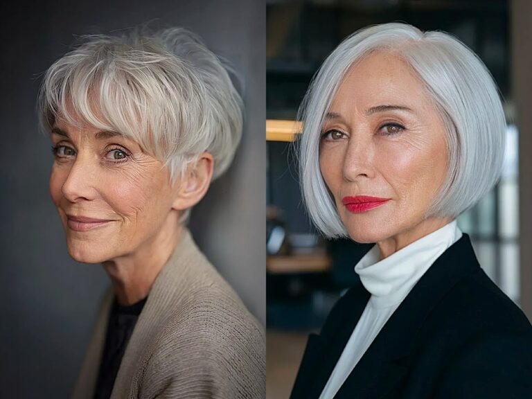 20+ Stunning Short Grey Hairstyles for Women Over 60 in 2026